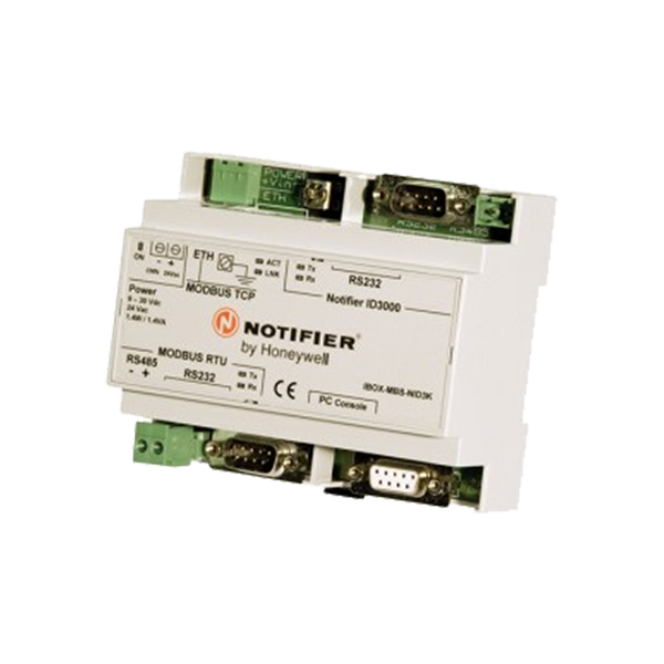 Protocol Converter for NOTIFIER® Panel to Modbus for 5 PEARL Panels [IBOX-MBS-PRLNET5C]