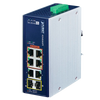 PLANET™ Industrial 4-Port 10/100/1000T 802.3bt PoE + 2-Port 10/100/1000T + 2-Port 100/1000X SFP Gigabit Ethernet Switch (Din Rail) - L2 (240W) [IGS-824UPT]