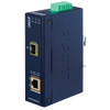 PLANET™ Industrial 1-Port 100/1000X SFP to 1-Port 10/100/1000T 802.3bt PoE++ Media Converter (Din Rail) - L2 (95W) [IGUP-805AT]