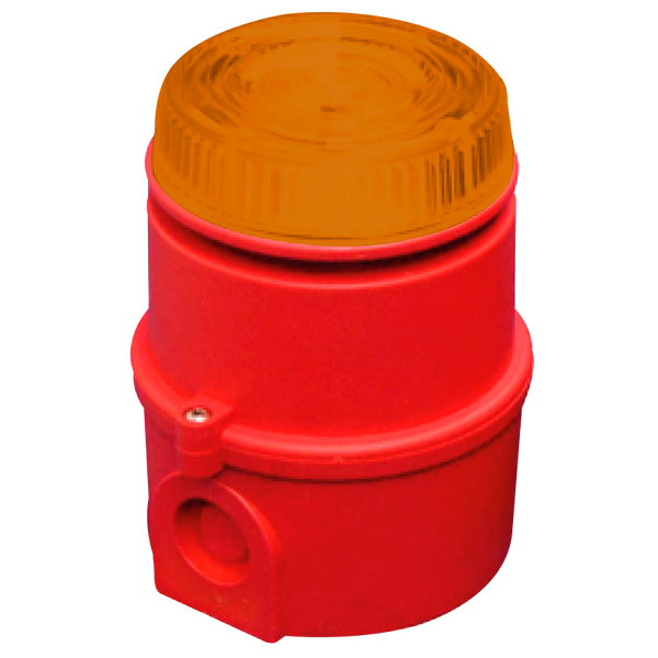 PFANNENBERG™ IP65 EN54/3 and EN54/23 Flash Orange Lens Sounder [IS-mC1-OR]