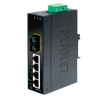 PLANET™ 4-Port 10/100Base-TX + 1-Port 100Base-FX Industrial Fast Ethernet Switch - DIN Rail [ISW-511]