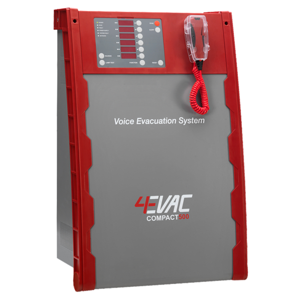 4EVAC™ C500/3 All-In-One Public Address and Voice Alarm System - EN 54 600W [J506]