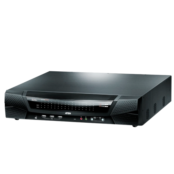 ATEN™ 1-Local/4-Remote Access 64-Port Multi-Interface Cat 5 KVM over IP Switch [KN4164V-AX-G]