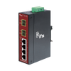 UTC™ IFS® 4-Port (2 x SFP) Industrial FastEthernet Non-manageable Media Converter - DIN Rail [MC250-4T/2S]