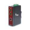 UTC™ IFS® 1-Port (+2 SFP) Industrial Non-Manageable Gigabit Ethernet Media Converter - DIN Rail [MC350-1T-2S]