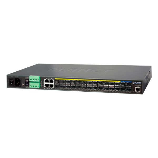 PLANET™ 24-Port 100/1000BASE-X SFP + 4-Port 10G SFP+ Metro Ethernet Switch - L3 [MGSW-28240F]