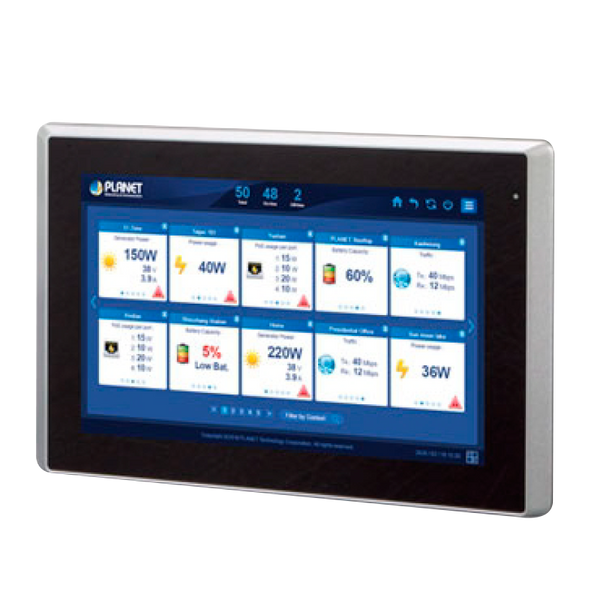 PLANET™ Renewable Energy Management Controller with LCD Touch Screen (10”) [NMS-360V-10]