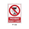 Prohibition and Fire Signboard Type 1 (Plastic Sheet - Class B) [P-126-B]