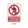 Prohibition and Fire Signboard Type 5 (Plastic Sheet - Class A) [P-253-A]