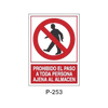 Prohibition and Fire Signboard Type 5 (Plastic Sheet - Class B) [P-253-B]