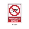 Prohibition and Fire Signboard Type 5 (Plastic Sheet - Class A) [P-257-A]