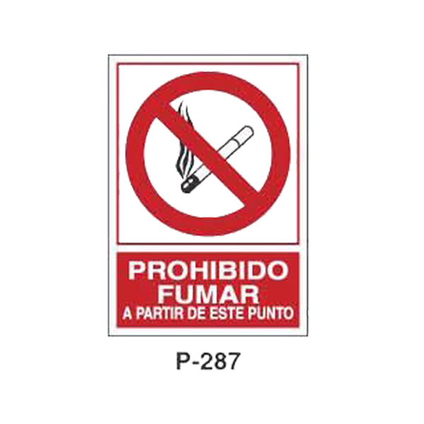 Prohibition and Fire Signboard Type 6 (Plastic Sheet - Class B) [P-287-B]