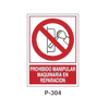 Prohibition and Fire Signboard Type 6 (Plastic Sheet) [P-304-A]