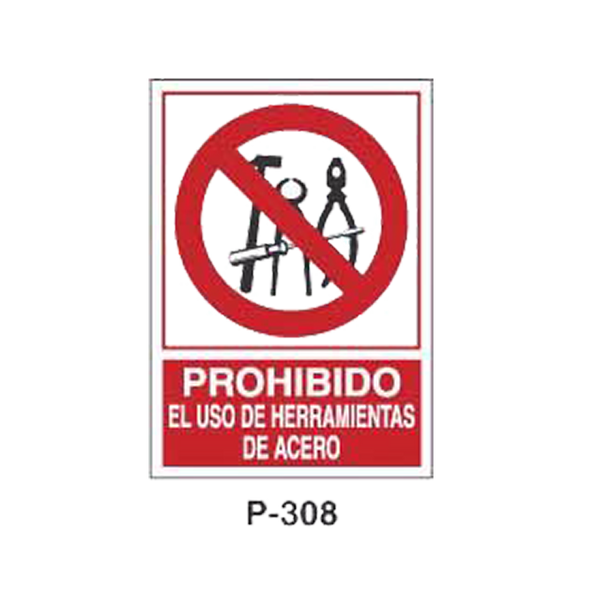 Prohibition and Fire Signboard Type 6 (Plastic Sheet - Class B) [P-308-B]