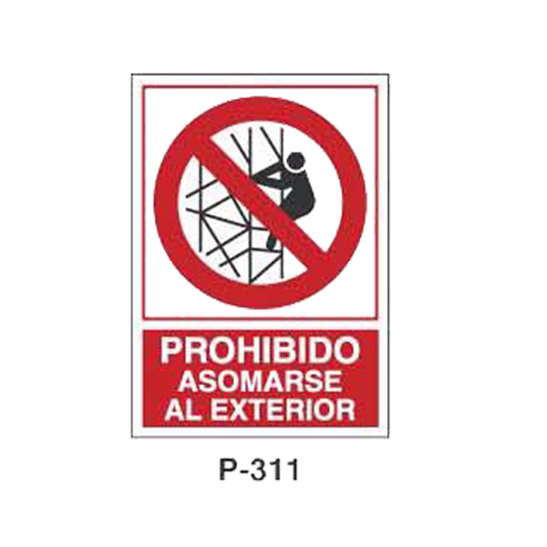 Prohibition and Fire Signboard Type 6 (Plastic Sheet) [P-311-A]