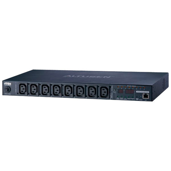 ATEN™ 15A/10A 8-Outlet 1U Outlet-Metered & Switched ECO PDU [PE8108G-AX-G]