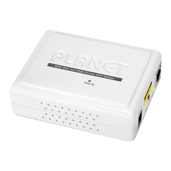 PLANET™ IEEE 802.3at Gigabit Power over Ethernet Plus Splitter (12/24VDC) [POE-162S]