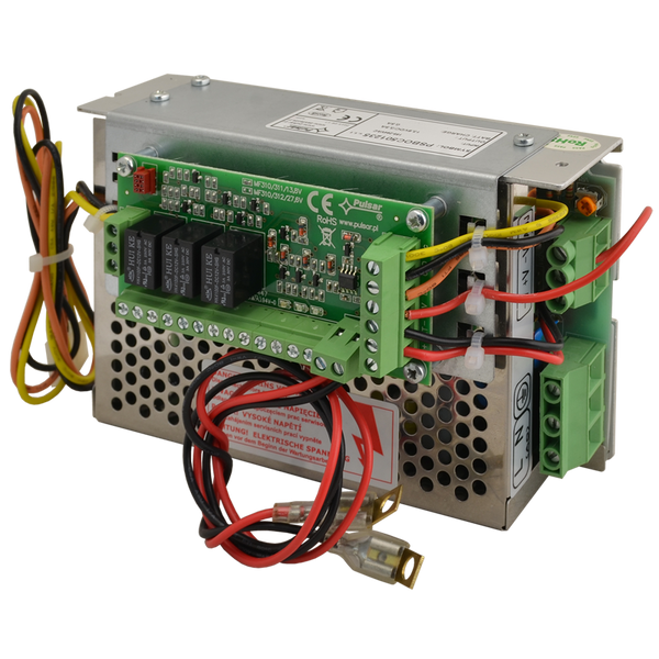 PULSAR® Buffered PSU in 13,8 / 3,5A / OC Grid Box with Wired Connectors [PSBOC501235]