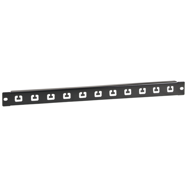 Cable Management Panel - Horizontal - Metal - 1U - Flat [RAOK-1T]