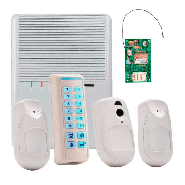 RISCO™ Agility™ 4 Virtual Kit with 2 PIR + 1 PIRCAM + GSM + LED Keypad - G2 [RM132AG2030E]