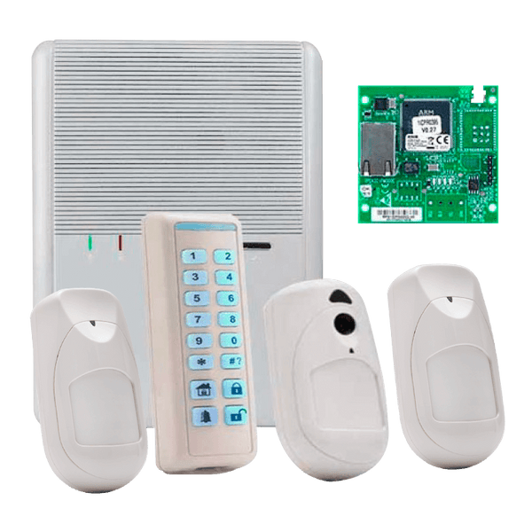 RISCO™ Agility™ 4 Virtual Kit with 3 PIR + GSM + PSTN + LED Keypad - G2 [RM132AMDP10E]