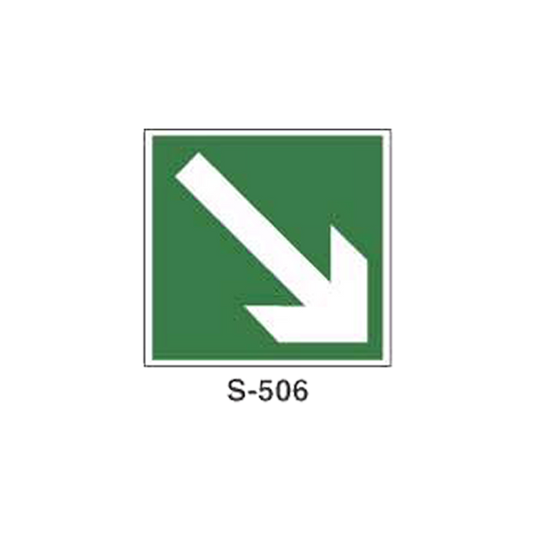 Rescue and Evacuation Signboard (Plastic Sheet - Class A) [S-506-A]