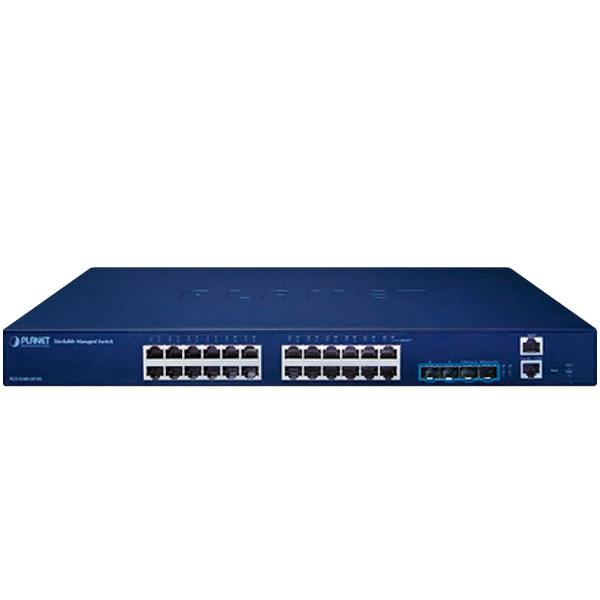 PLANET™ 24-Port 10/100/1000T + 4-Port 10G SFP+ Stackable Managed Switch - Layer 2+ [SGS-5240-24T4X]