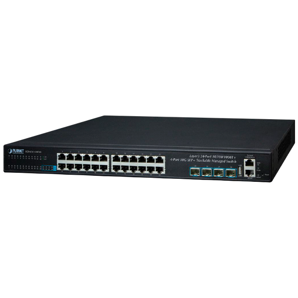 PLANET™ 24-Port + 4-Port 10G SFP+ Stackable Managed Switch - L3 [SGS-6341-24T4X]