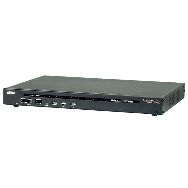ATEN™  8-Port Serial Console Server with Dual Power/LAN [SN0108CO-AX-G]