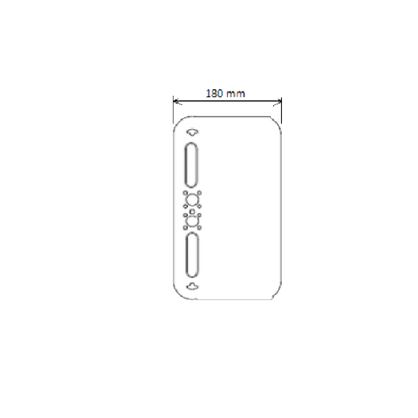 Cover Plate for TESA® SMARTair™ Euro Profile Escutcheons [SNCC1COVERCUADI]