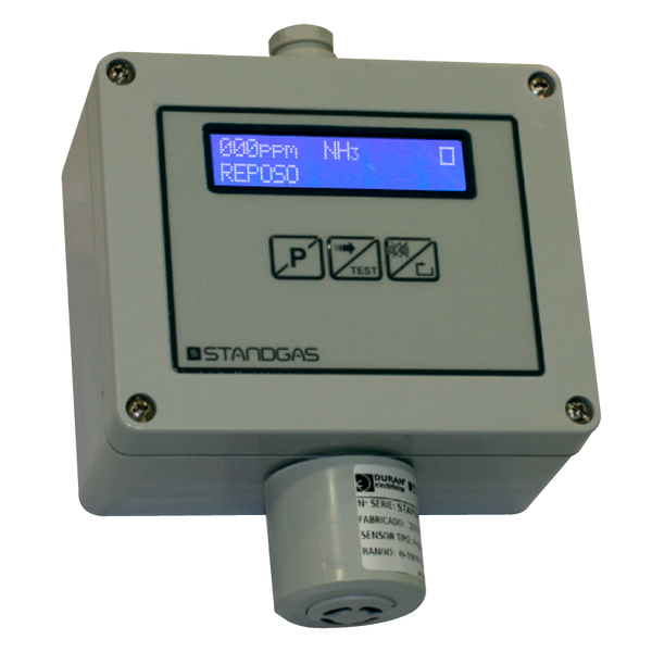Standgas™ PRO LCD Standalone Detector for NO2 0-20 ppm with Relay [SSQNRSNO2rLE]