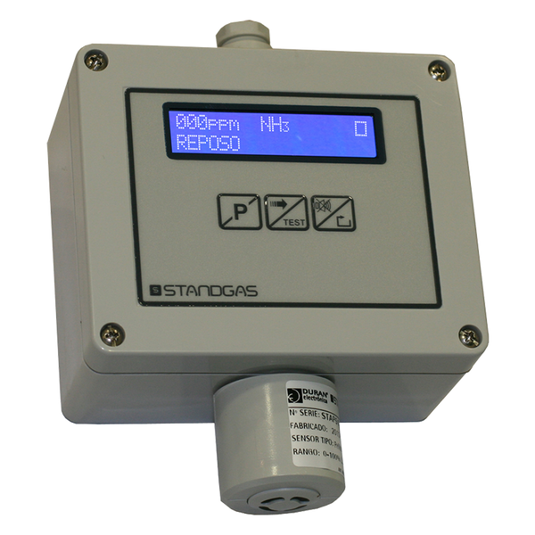 Standgas™ Standalone Detector PRO LCD for SO2 0-20 ppm with Relay [SSQNSO2rLE]