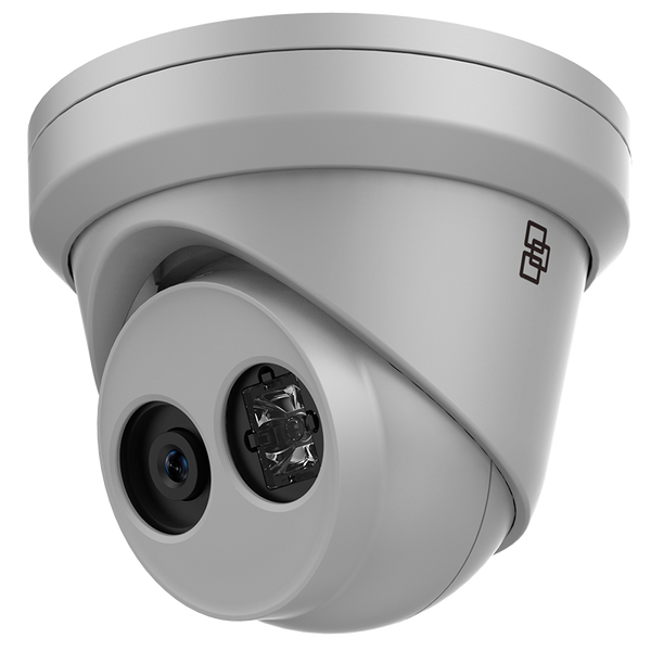 UTC™ TruVision™ S6 8MPx 2.8mm with IR 30m IP Mini Dome - Grey [TVT-5607]