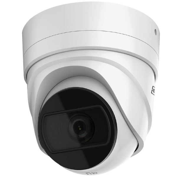 UTC™ TruVision™ S6 4MPx 2.8-12mm Motor-Driven with IR 30m IP Mini Dome (+Audio & Alarm) - White [TVT-5610]