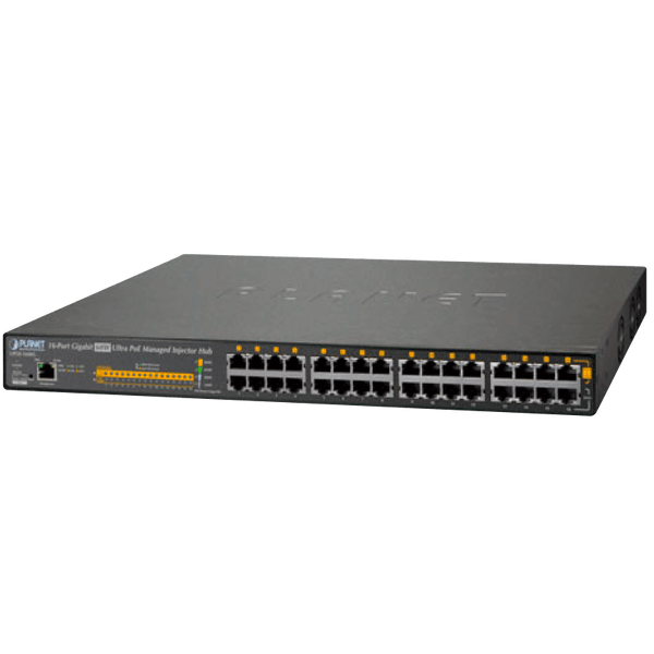 PLANET™ 16-Port Gigabit 60W Ultra PoE Managed Injector Hub (600W) [UPOE-1600G]