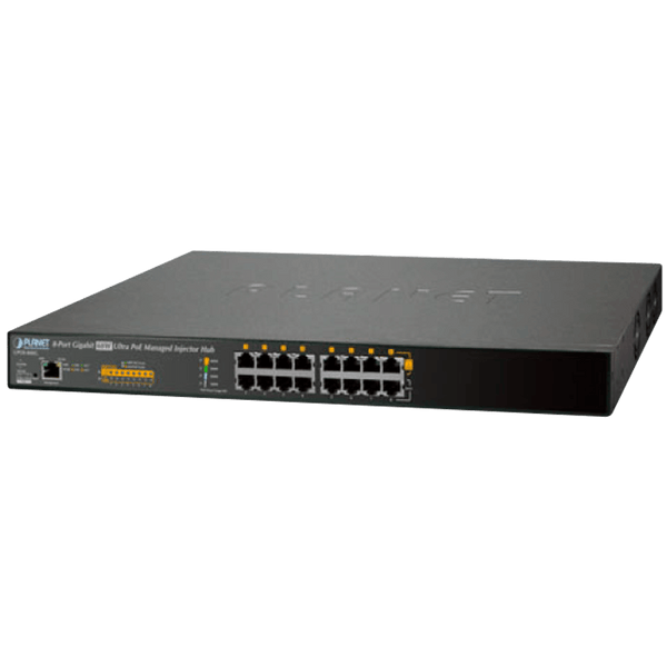 PLANET™ 8-Port Gigabit 60W Ultra PoE Managed Injector Hub (400W) [UPOE-800G]