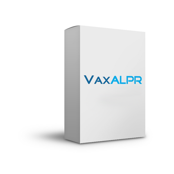 VAXTOR® VaxALPR™ On Board PRO License [VALPR-OB-PRO]