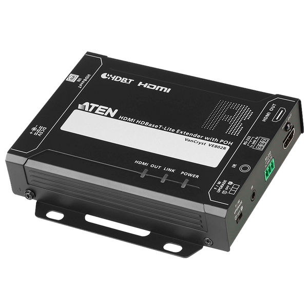 ATEN™ HDMI HDBaseT-Lite Receiver with POH (4K@40m) (HDBaseT Class B)  [VE802R-AT-G]