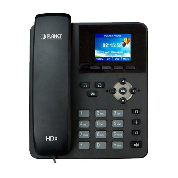 PLANET™ VIP-1120PT High Definition Color PoE IP Phone [VIP-1120PT]