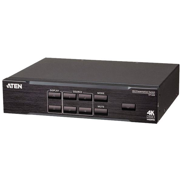 ATEN™ 4 x 2 True 4K Presentation Matrix Switch [VP1420-AT-G]