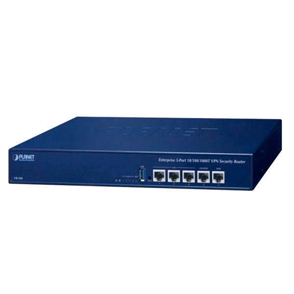PLANET™ Enterprise 5-Port 10/100/1000T VPN Security Router [VR-300 ...
