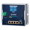 PLANET™ Industrial Wall-Mount Gigabit Router with 4-Port 802.3at PoE+ and LCD Touch Screen - L2 (120W) [WGR-500-4PV]