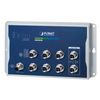 PLANET™ Industrial 8-Port 10/100/1000T M12 Wall-mount Managed Switch (Din Rail) - L2+ [WGS-5225-8MT]