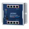 PLANET™ Industrial 8-Port 10/100/1000T Wall-mounted Gigabit PoE+ Switch (Din Rail) - L2 (120W) [WGS-818HP]