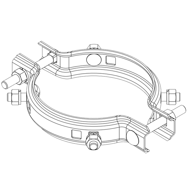 TOA™ RABD-20 Bracket with Clamp (Diameter 200 to 225 mm) [Y4694C5]